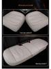 2025 All-Season Universal Breathable Leather Car Seat Cover Set - 5-Seat, Full Surround, Three-Piece