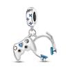 Silver 925 Charms Butterflies Dragonflies Bees Owls Zircon Beads Fit DIY Charms Birthday Jewelry Gifts