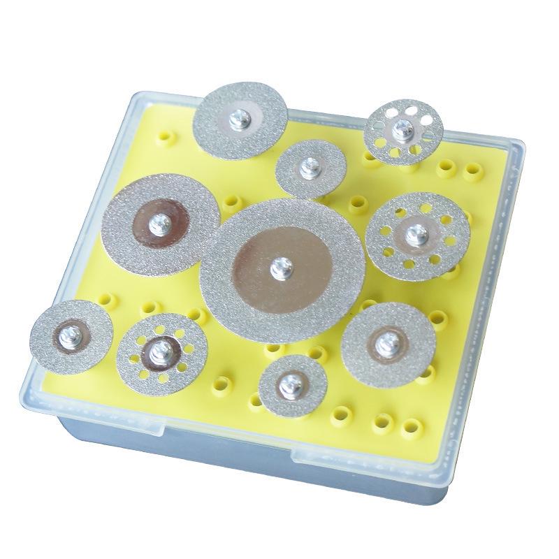 Diamond Cutting Disc for Jade, Glass, and Stone - Mini Electric Grinder Blade for Grout and Seam Cleaning