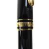 Very Good MONTBLANC fountain pen Meisterstück Classic white star Black gold 14K Used