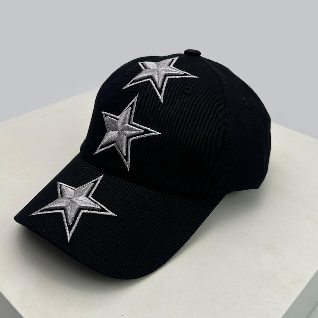 And Women Stereoscopic Stars Letter Print Embroidery Baseball Caps Sun Protection Hip Hop All-Match Personalized Peaked Hats Fashion Distressed