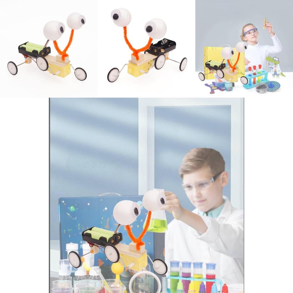 Science Experiment Diy Wooden Robot Toy For Kids Stem Educational Materials