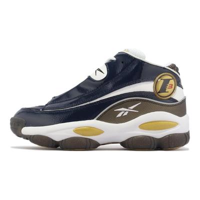 Reebok Het Answer DMX NCAA Pak - Georgetown Unisex Sneakers Blauw Collegiate-Marine Schoenen-Wit HR1061