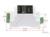 Industrieller RS485 zu RJ45 Ethernet Serieller Server mit TCP/IP, DIN-Schienenmontage und POE-Unterstützung.
