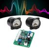 VU Meter Panel Kit 2PCS Warm Color Backlight Power Amplifier VU Meter with Driver Board