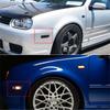 Car Front Bumper Side Marker Lights Indicators Left &Right Turn Signal Lamp Without Bulbs For VW Jetta GOLF MK4 1999-2005