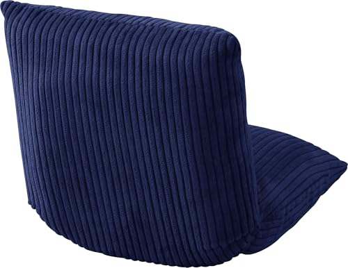 Azumaya-kk Kakkun Recliner, Navy, 38cm Wide X 38-45cm Deep X 36cm High, RKC-627NV