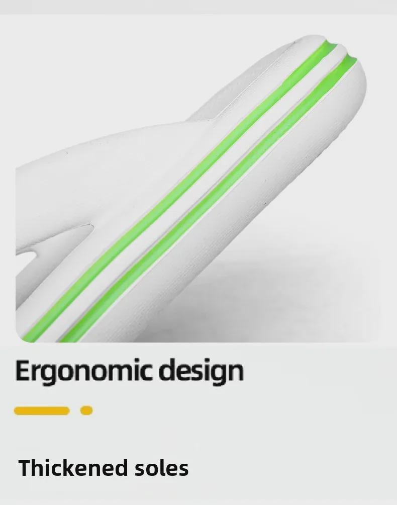 Open-Toe High-End Korean Men's Summer Flip-Flops for Daily Home Use.