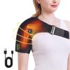 Cordless Heated Shoulder Wrap Shoulder Massager for Men Women Heating Shoulder Brace Heating Pad 2 Heating Settings Warmer