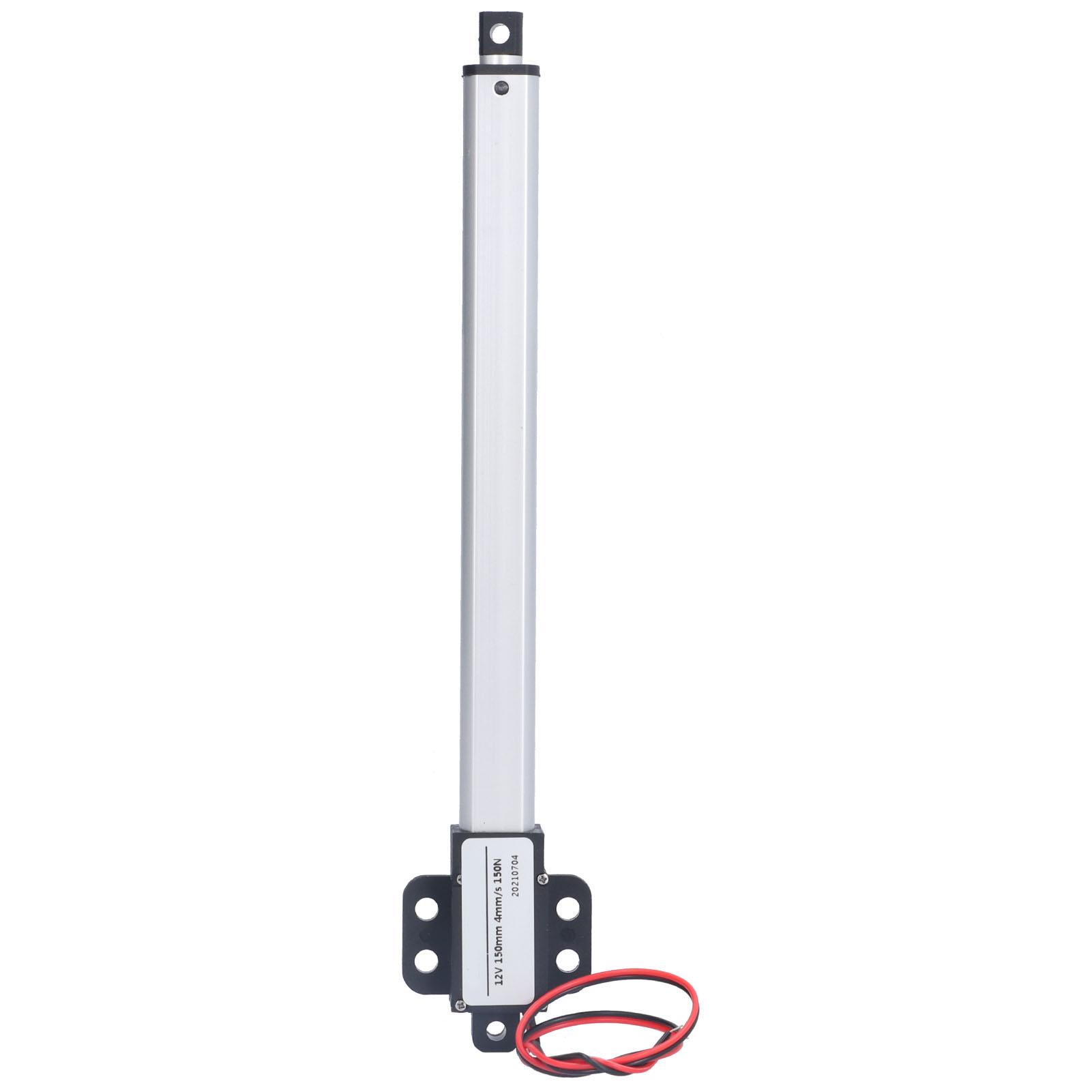Koogeelife Linear Actuator 150Mm Stroke High Speed Low Noise Short Circuit Protection Mini Electric Linear Actuator