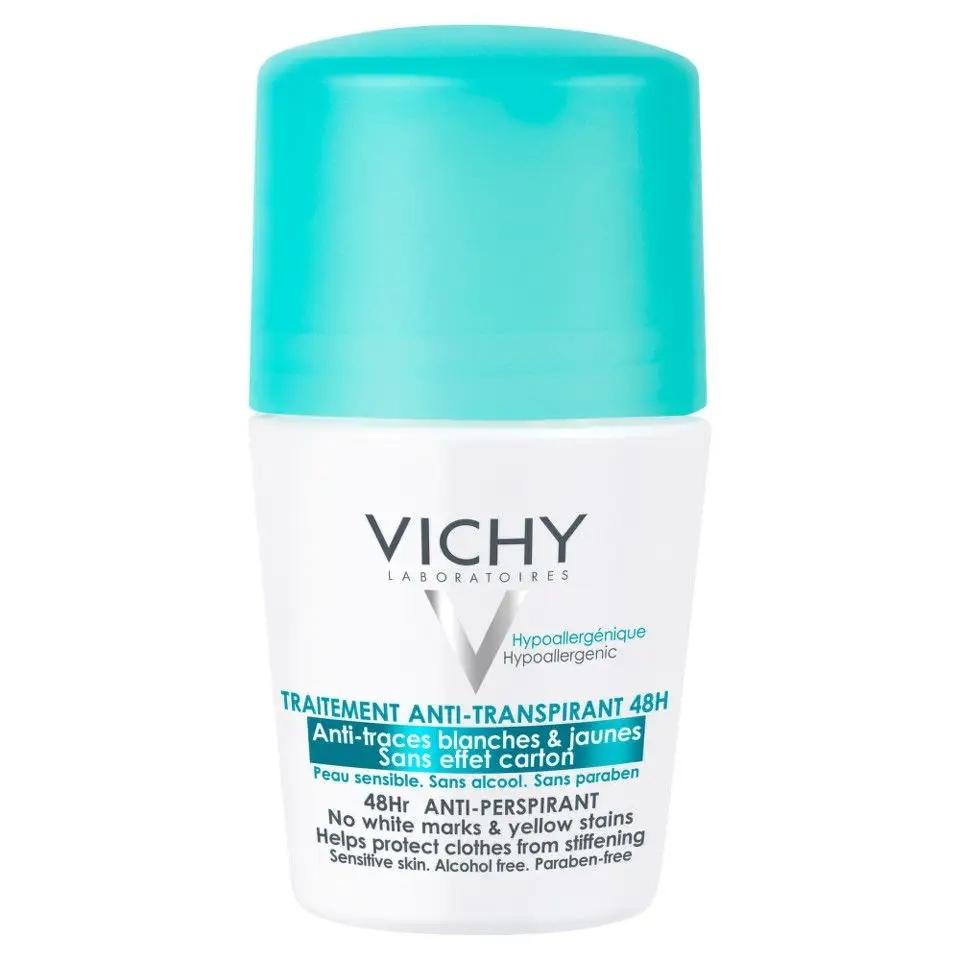 Vichy antyperspirant w kulce przeciw białym śladom na ubraniach 50 ml