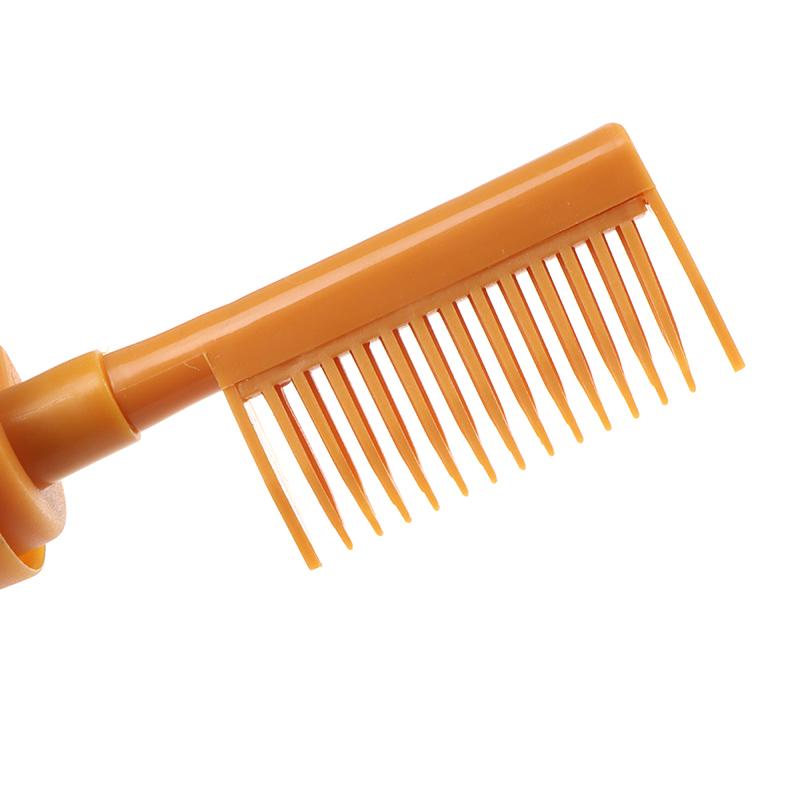 110 ml Butelka wielokrotnego użytku do farby do włosów z aplikatorem w formie grzebienia Narzędzie do stylizacji fryzur w salonie