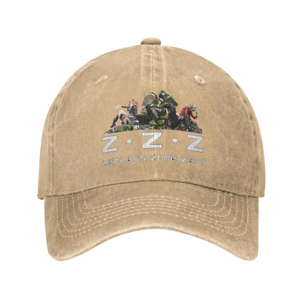 Zenless Zone Zero Video Game Sun Baseball Cap Couple Washed Hats High Quality Print Sports Baseball Caps Birthday Present