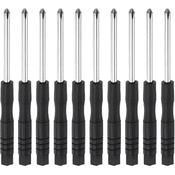 uxcell Mini Phillips Screwdriver, 3.0mm Cross Head for Watch Eyeglasses Electronics Repair, 10 Pcs