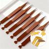Professional Eyelash Tweezers Grip Eyelash Extension Tweezers 45 75 90 Degree Fiber Tip Easy Fanning Eyelash Tweezers