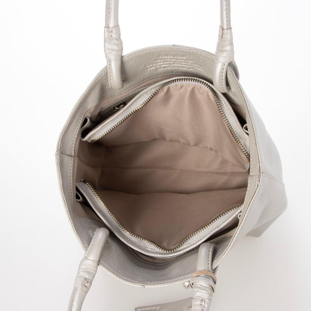 Cowhide Eyelet Tote Bag S