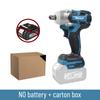 18V Cordless Electric Screwdriver Speed Brushless Impact Wrench Rechargable Drill Driver LED Light For Makita Battery pin