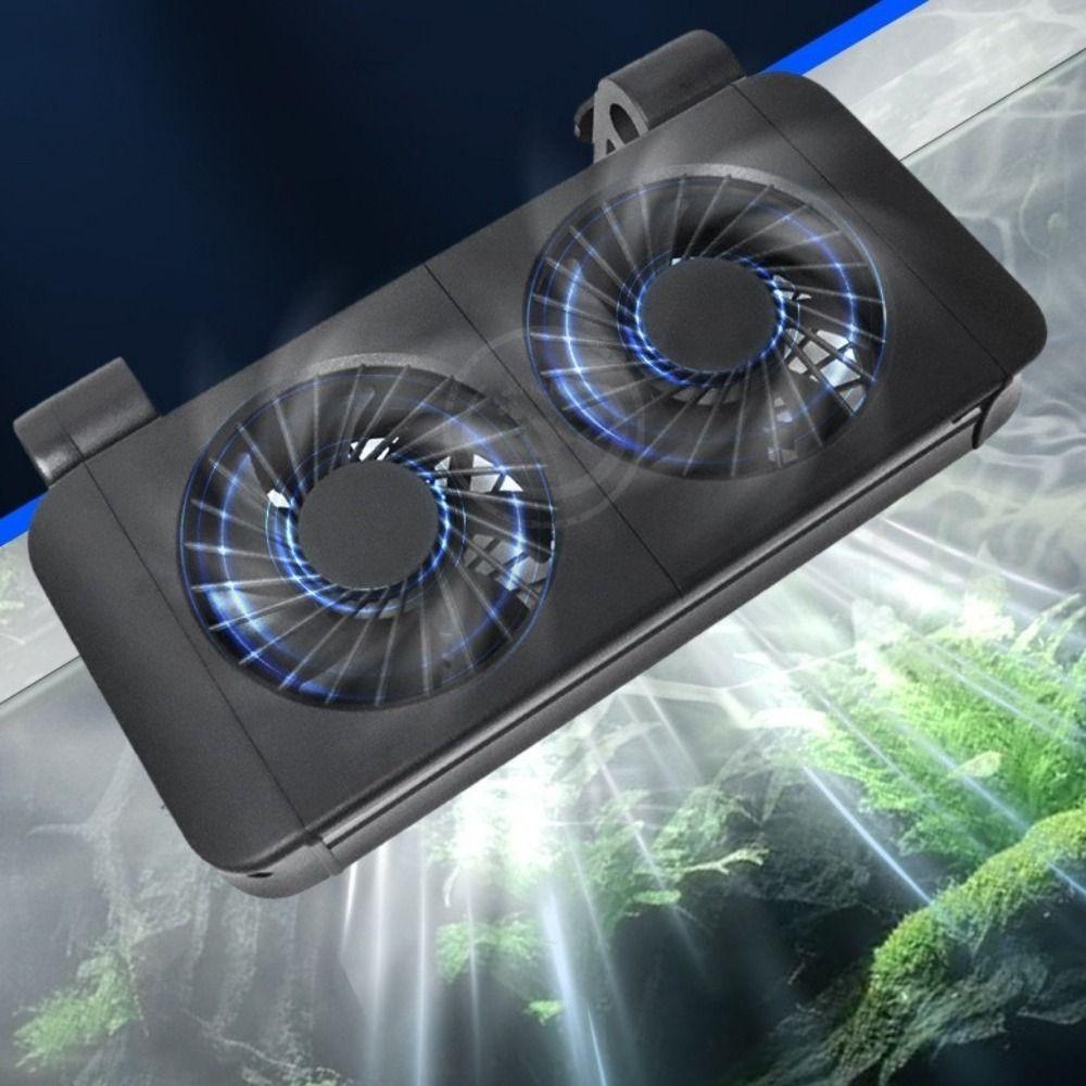 Wall Mounted Heat Dissipation Fan 1/2/3/4/5/6 Heads Fish Tank Cooler Aquarium Wall Fan  Summer