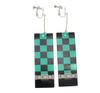 Japanese Style Demon Slayer Mutsuki Haya Female Demon Earrings
