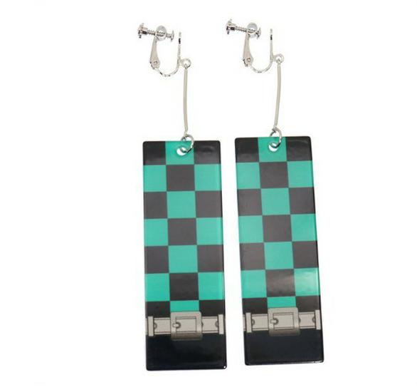 Japanese Style Demon Slayer Mutsuki Haya Female Demon Earrings