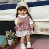 55 cm Reborn Baby Mädchenpuppe Spielzeug aus KEIUMI Vollsilikon-Vinyl Realistisches Prinzessinnenmodell Kinderspielkameraden Oster-Weihnachtsgeschenk