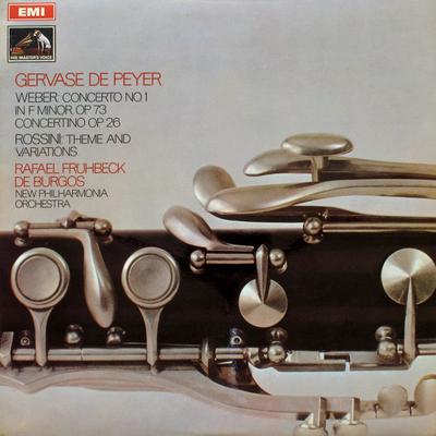 LP Record GERVASE DE PEYER, RAFAEL FRÜHBECK D - Concerto No 1 In F Minor, Op. 73 /  ASD2455 His Master's Vo 1969 UK Classical Used