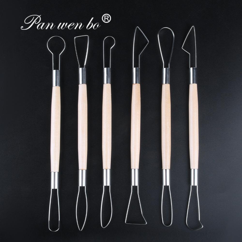 Cross-Border Pottery Clay Tools: Soft Clay, Texture Brush, DIY Auxiliary Supplies, Detail Needle, Seven Needle, Shaping Tools