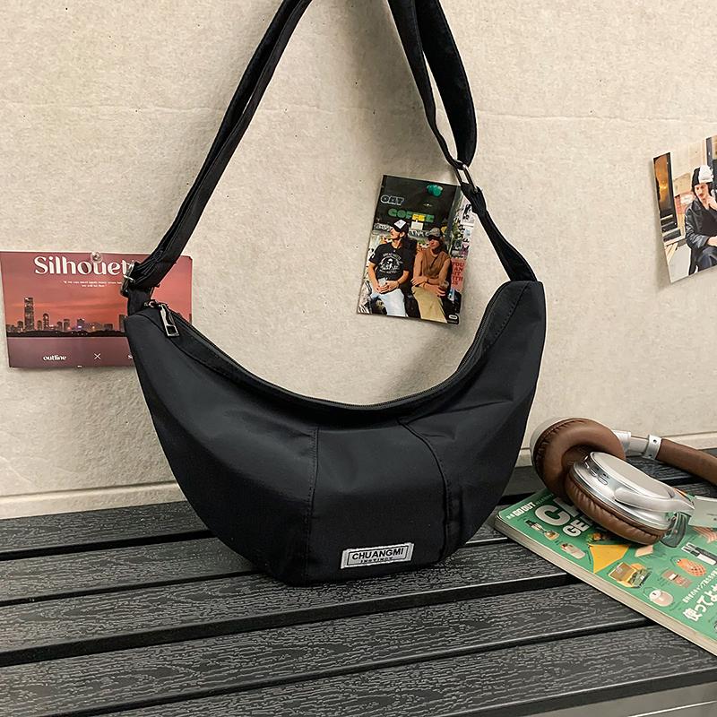 Tasche mit großem Fassungsvermögen Damen Schulter-Umhängetasche Herren Pendler Hobo-Tasche