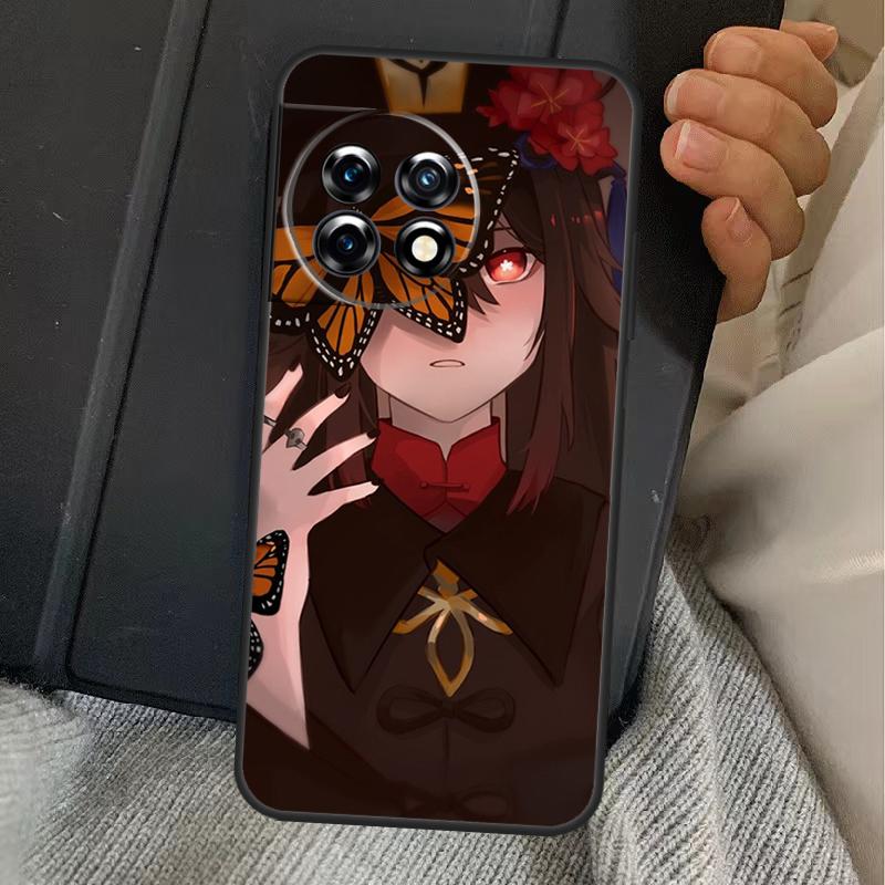 Genshin Impact Hu Tao Ghost Case For OnePlus 13R 12R 10R 13T 10T 8T 15 13 12 11 Nord CE 4 3 2 Lite N20 N30 Nord 5 Cover
