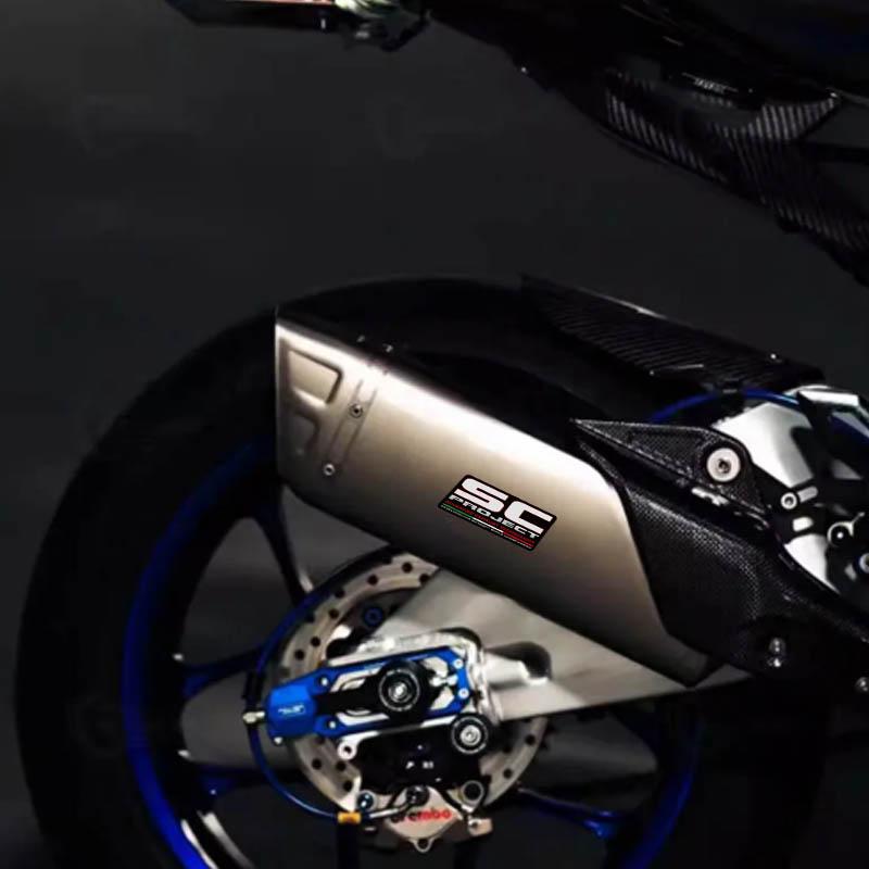SC Tubo di Scarico Modifica Adesivi Marca Motogp Moto Auto Sponsor Decalcomanie Impermeabili Riflettenti Pegatinas Materiale Vinilico