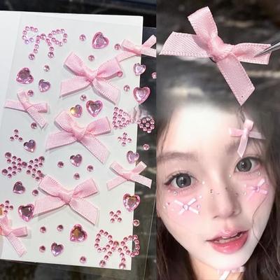 Denivyse - Herz-Gesichts-Make-up-Sticker
