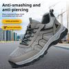 summer breathable safety shoes mesh work shoes men lightweight safety sneaker for men women industrial steel toe safety boots