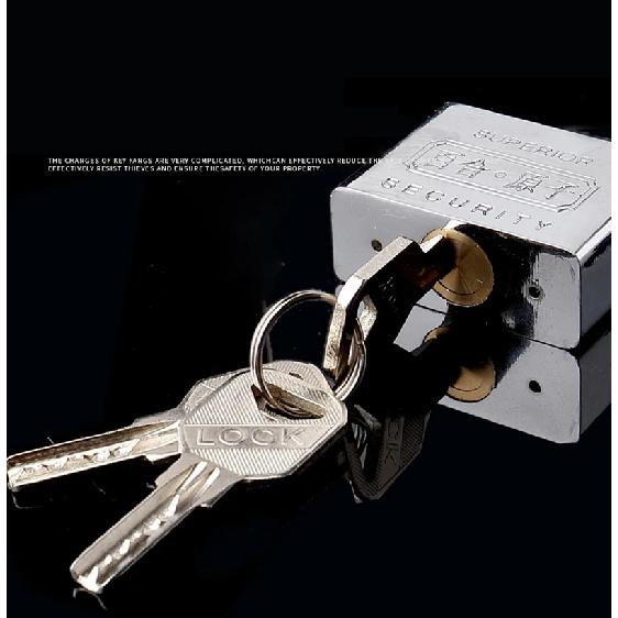 4Pcs Same Key Open All Full Copper Cylinder Padlock Household Waterproof Rust Anti-Theft Anti-Mite Dormitory Door Lock
