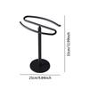 Hand Towel Holder Bathroom Organizer T Shape Towel Rack Countertop Towel Stand for Kitchen Bathroom Countertop Hotel