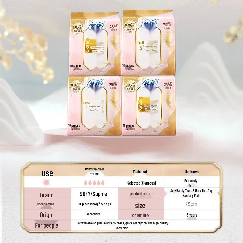 Sofy Naked Feel S Ultra-Thin Daily Sanitary Pads