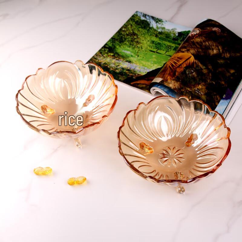 Flavinmci Kreativní skleněná ovocná mísa z křišťálového skla