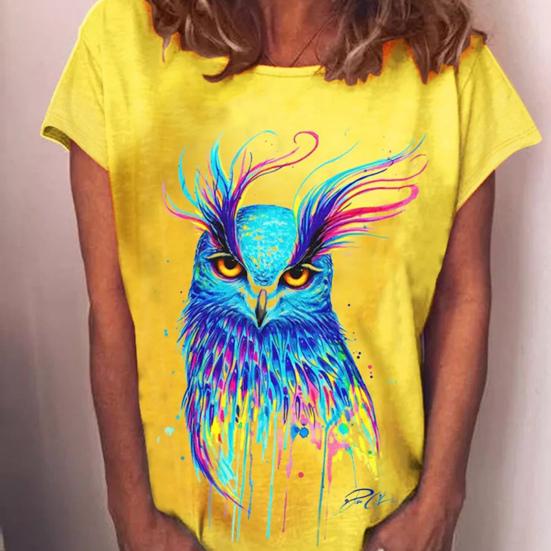 

Женская футболка с коротким рукавом, мягкая женская женская повседневная футболка с принтом