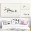 Vintage Plane Collection Poster Airplane Lover Gift Wall Art Aviation Pilot Aircraft Print Boys Kids Playroom Nursery Decoration