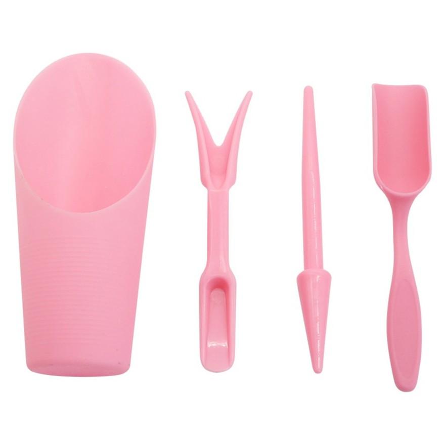 

Набор для посадки растений в саду Аксессуары Посев суккулентов Пересадка рассады Посадочный инструмент Бонсай Удобрение Устройство для бурения 1 комплект розовый