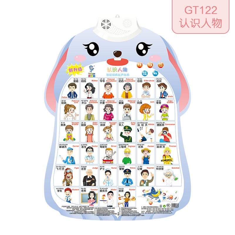 Cartoon Animal Sound Chart Kids Early Learning Educational Toy