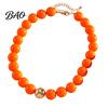 Colorful Bead Necklace Beaded Jewelry for Women, Acrylic Big Beads Choker Female Bracelet Necklace, Round Stretch Bracelet, Summer Retro Accessory