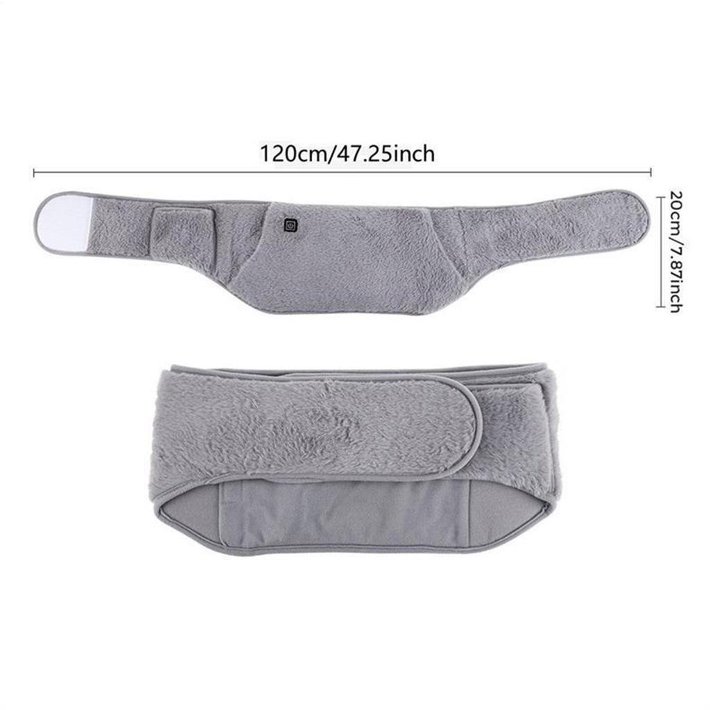 Abdominal Heating Pad 3-Levels Electric Waist Belt Warmer Heated Waist Belt for Menstrual Belly and Abdominal Comfort