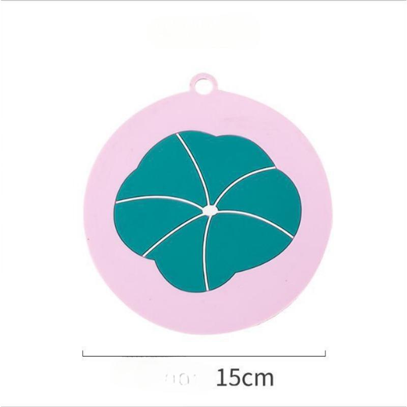 Cartoon Hitzebeständiges Pad Niedlich und Rutschfest Haushalt Küche Anti-Verbrühungs-Pad Silikon Untersetzer