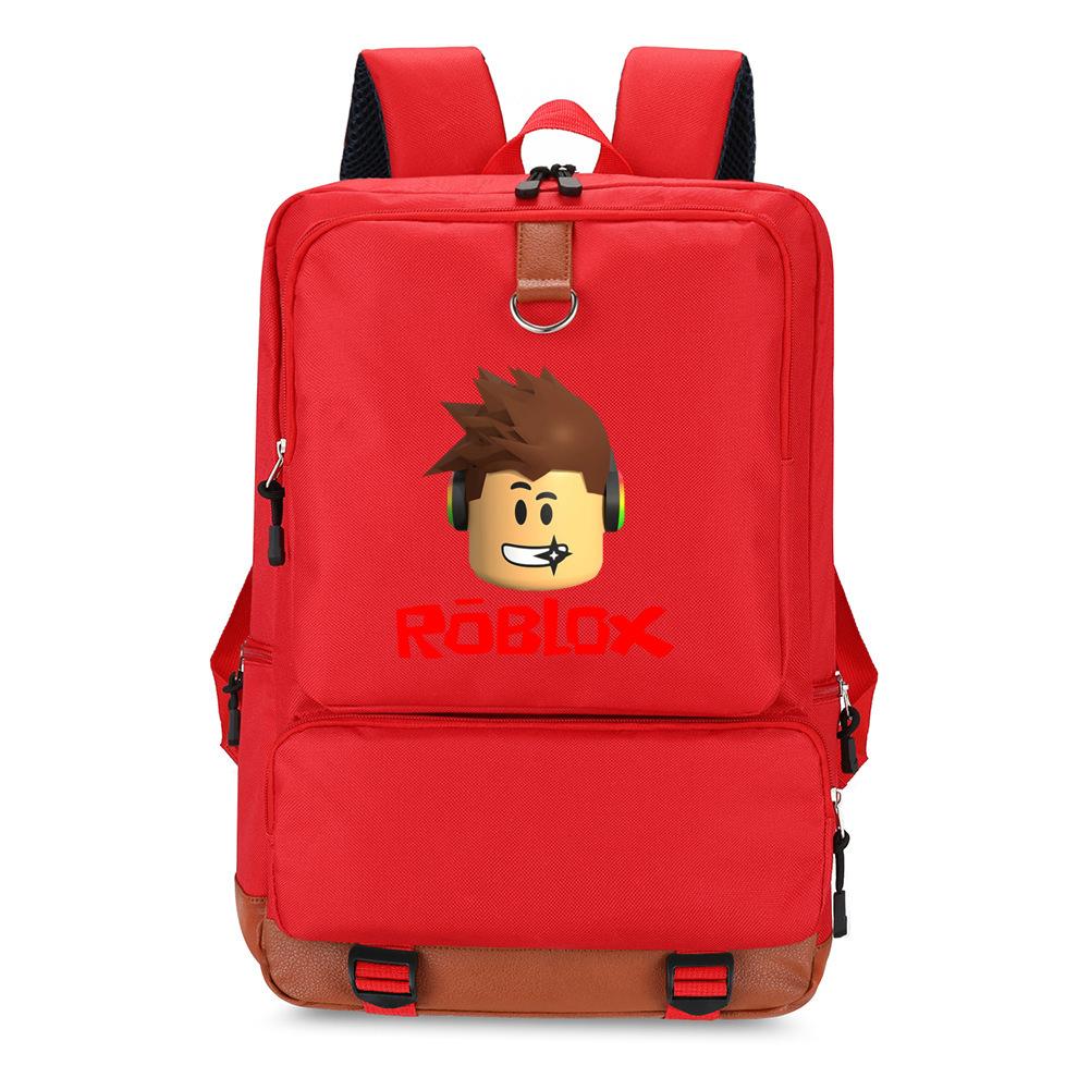 Virtual World Roblox Games Men'S And Women'S Backpacks Backpacks Student School Bags Travel Bags Computer Bags
