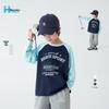 Boys' Color Block Cotton Long Sleeve T-Shirt