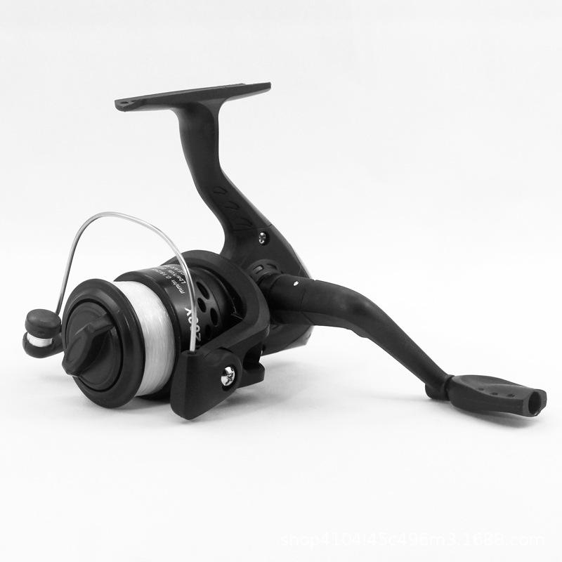 Mulinello compatto serie 200 per pesca sul ghiaccio con filo, mulinello da spinning per pesci piccoli e pesca a spinning con esche.