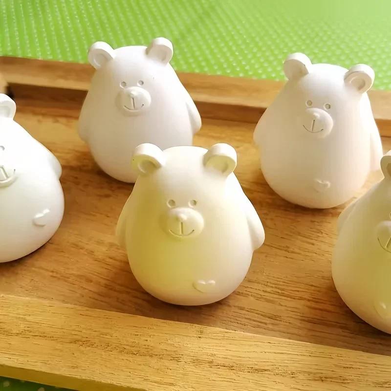 2026 Latest Models Crystal Epoxy Resin Mold 3D Animal Birds Bear Ornament Pendant Silicone Mould Crystal Mold Soap Making