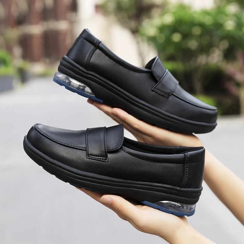 Women Breathable Cushioning Sneakers Ladies Four Seasons Lightweight Slip On Nurse Casual Shoes Non-Slip Mocasines Walking Shoes
