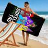 Gorilla Tag Cartoon Print 2D Flat Print Beach Towel, Large Soft Quick Dry Towel for Beach Camping SwimmingZSTJ0915155