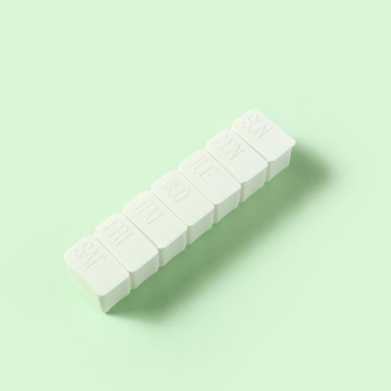 Weekly Pill Box Travel Medicine Storage Pill Case Organizer Drug Container Tablet Dispenser Plastic Independent Lattice